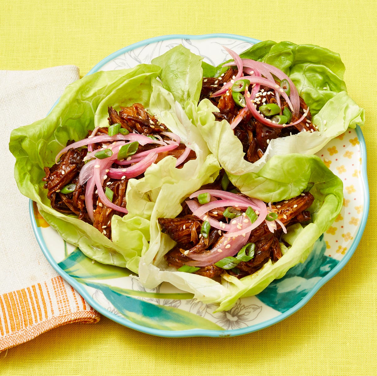 Instant Pot Sticky Pork Lettuce Wraps